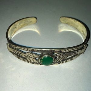 Silver and Turquoise Bracelet